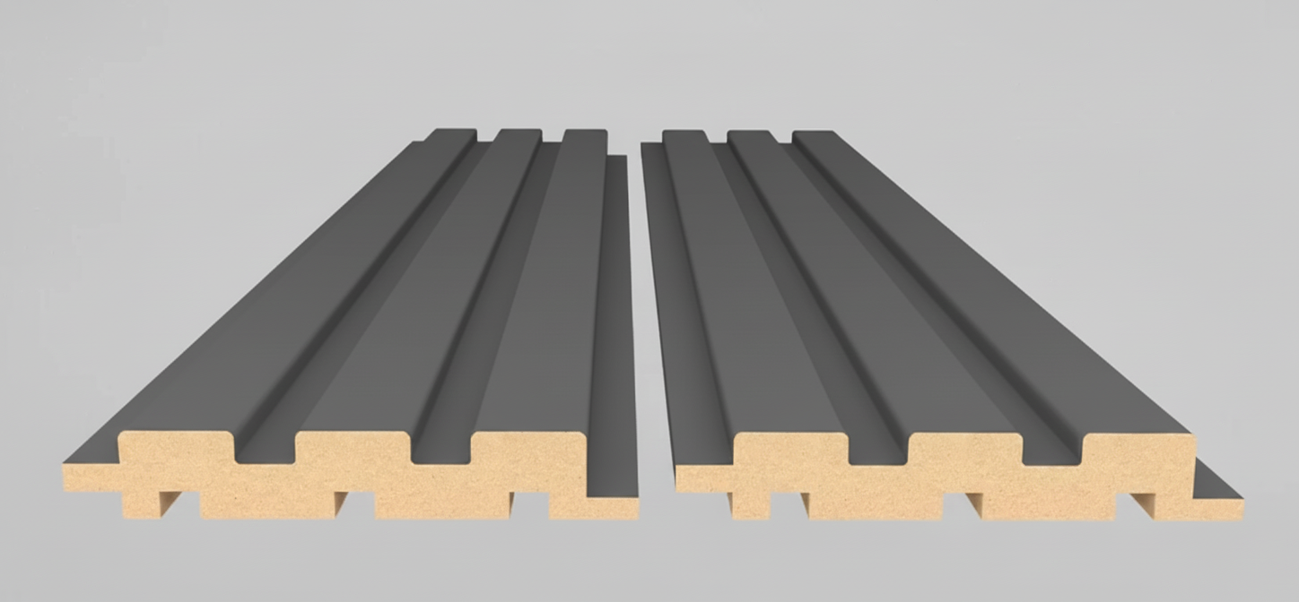 Profil  LB-3671/1 Group/MATT  BUTE DEEP GREY-3085  ↕ 16 mm   ⟷ 100x2800 mm          ♔ SUPERPREȚ!