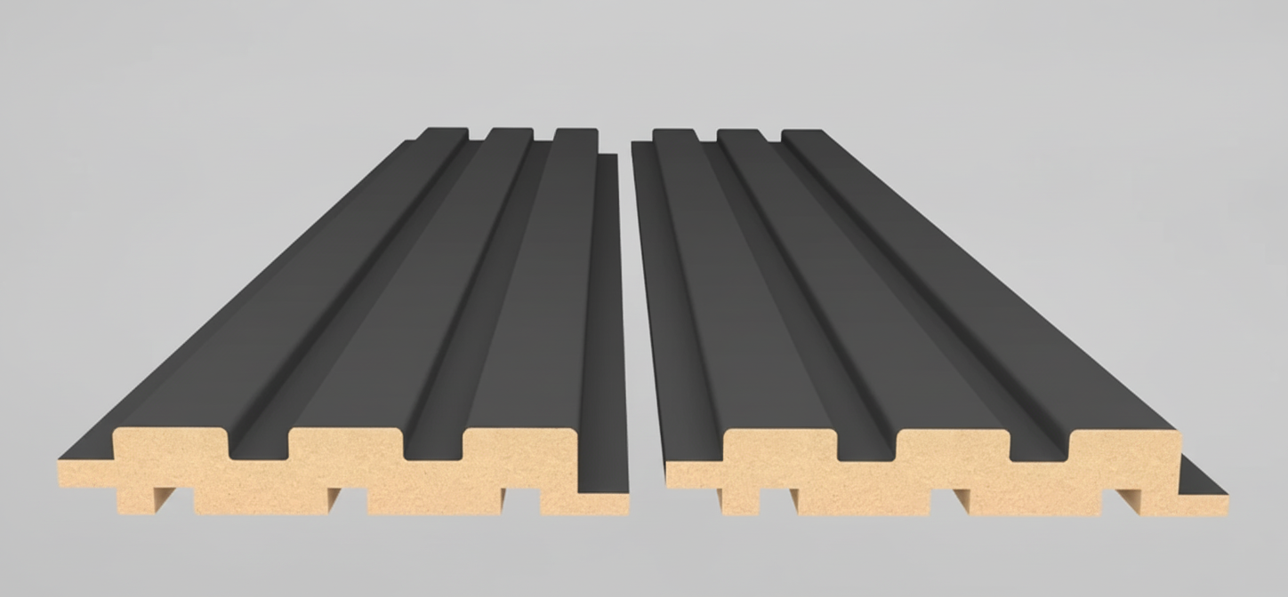 Профиль LB-3671/1 Group/MATT BUTE DARK GREY-3088  ↕ 16 mm   ⟷ 100x2800 mm          ♔ СУПЕРЦЕНА!