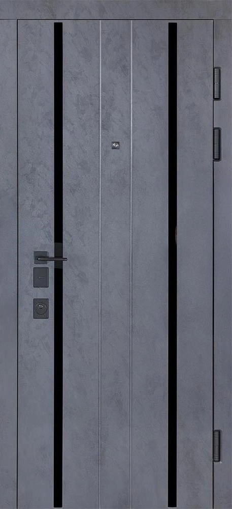 TERMO OLIMP Кvadro 575 / 568  оксид чёрный / белый матовый