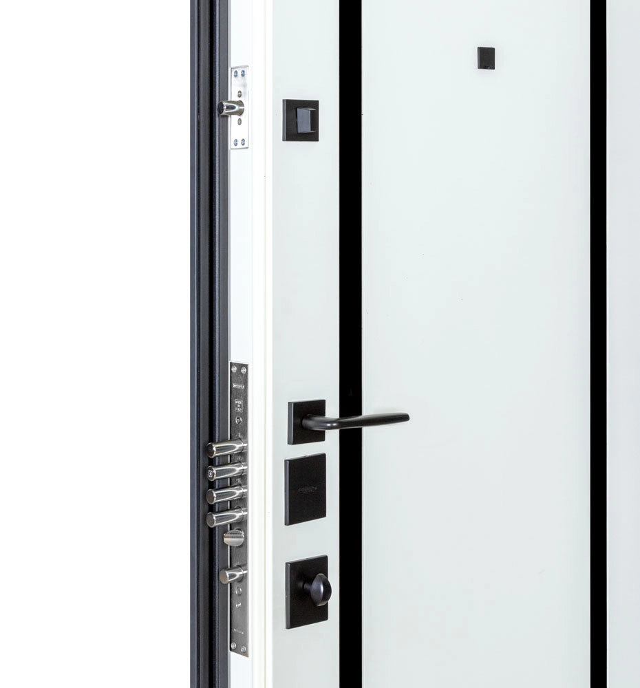 TERMO OLIMP Кvadro 575 / 568  оксид чёрный / белый матовый