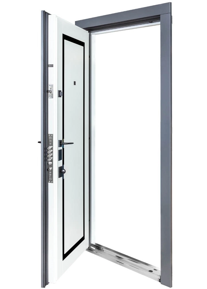 TERMO OLIMP Кvadro 575 / 568  оксид чёрный / белый матовый