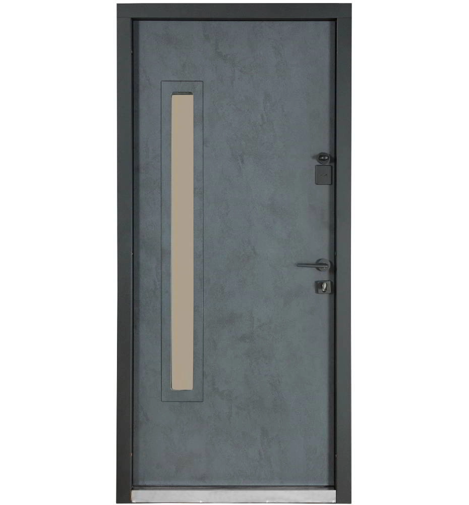 Ușă de exterior Termo House 705 / 428 Antracit / Antracit Termopan
