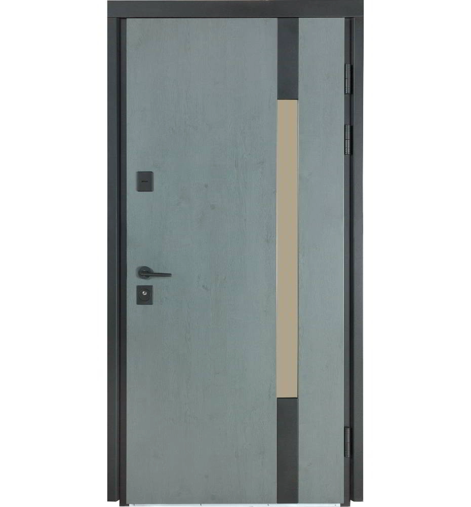 Ușă de exterior Termo House 705 / 428 Antracit / Stejar polar Termopan