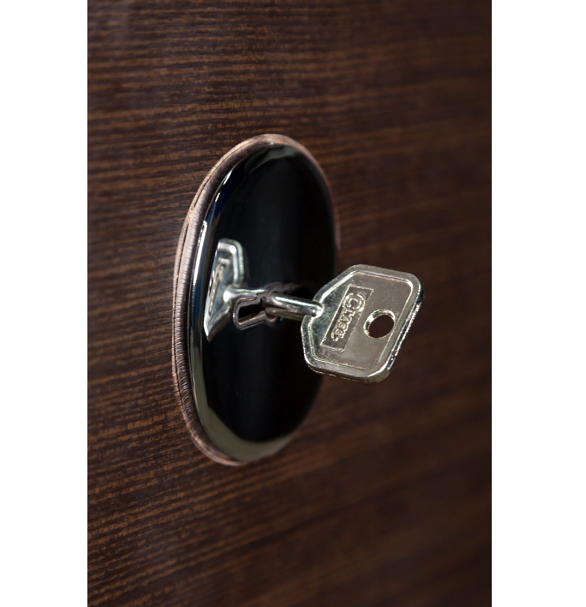 Ușă de exterior B-413 Model 163   wenge horizont întunecat/ stejar plombir horizont