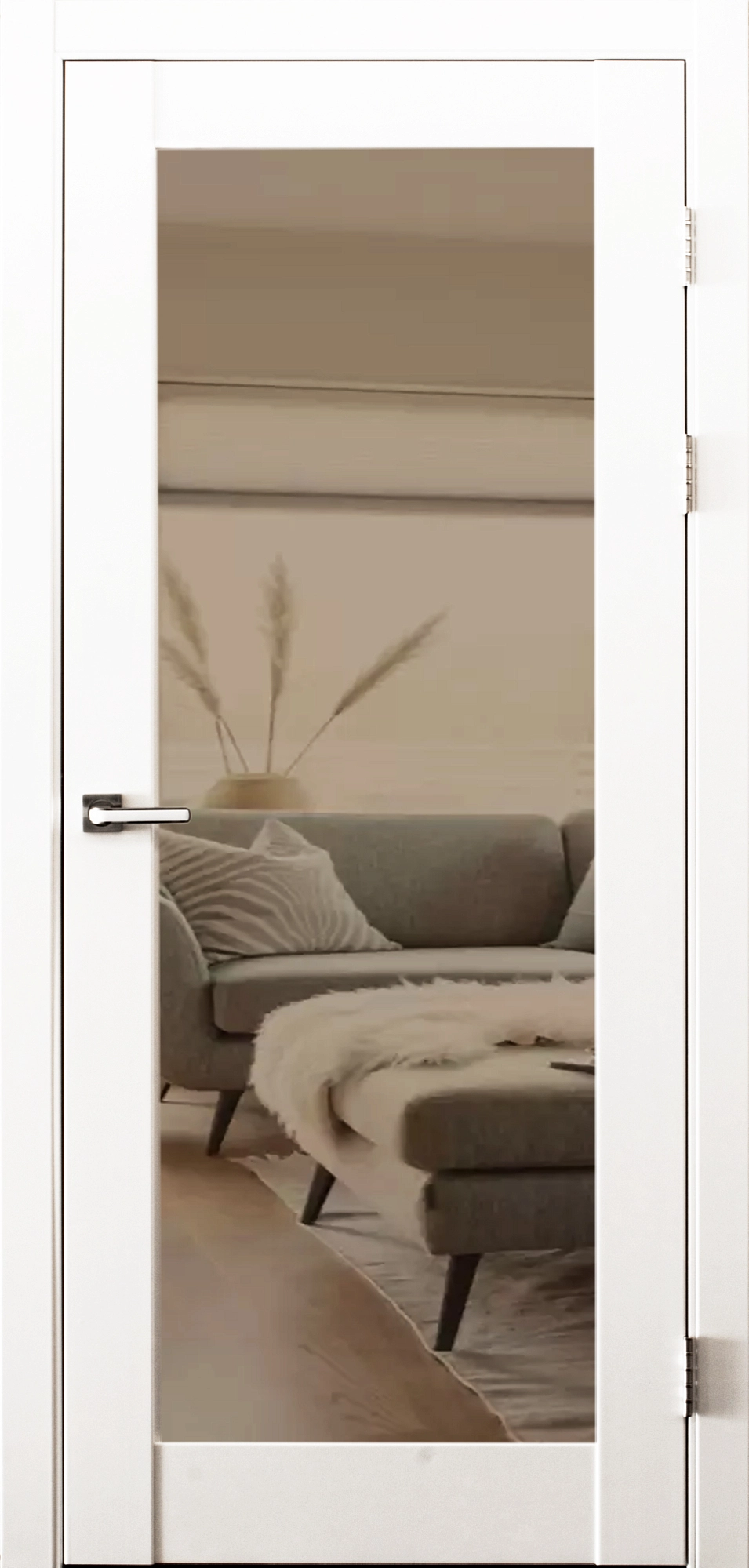 SHAKER Mirror белый мат ПГ