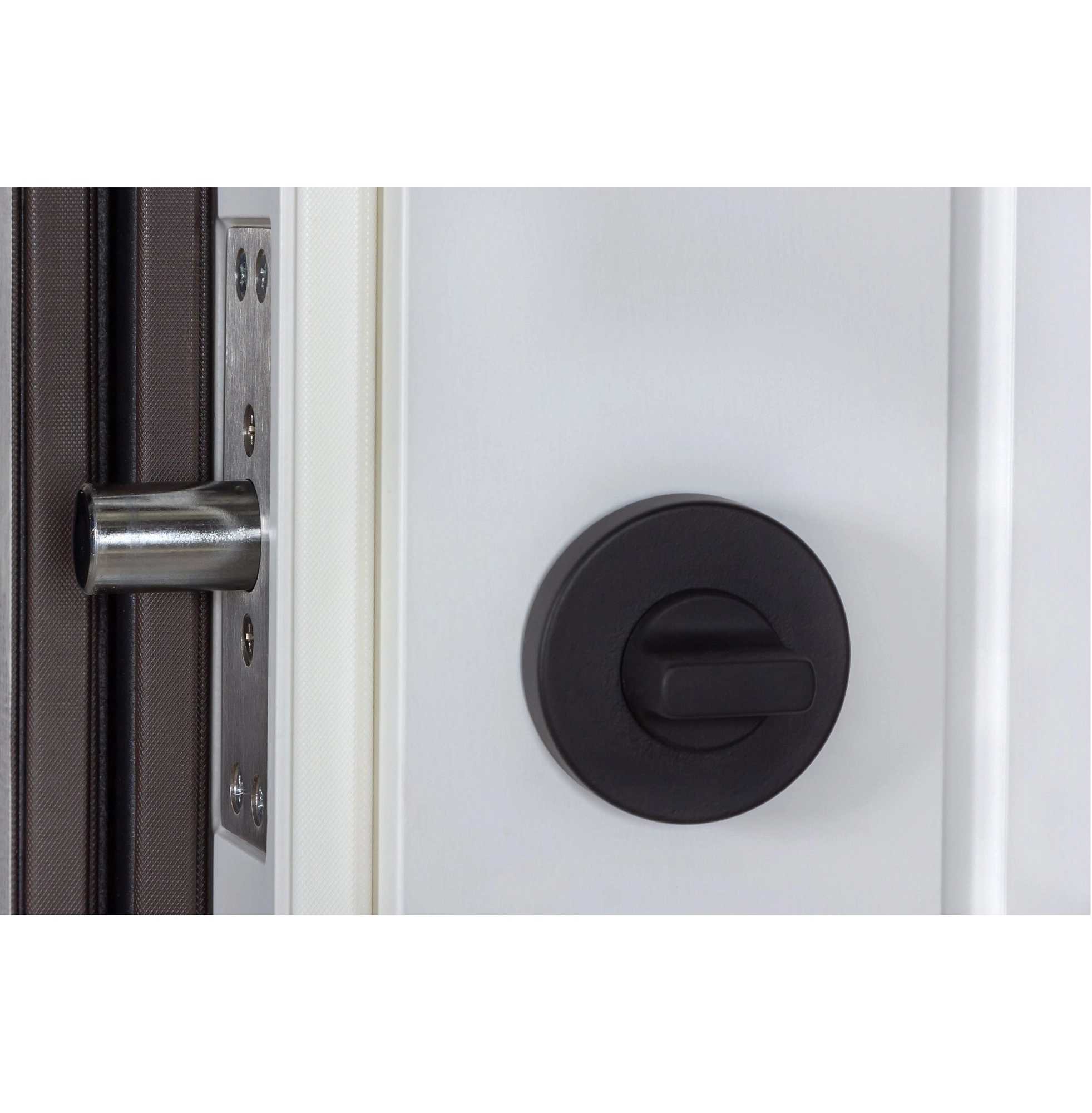 Ușă de exterior Ultra Kvadro 540-249 Piatră tăiată / Alb mat