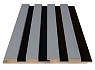 Profil  LB-5014/1 Group/MATT SILVER-257 ACOUSTIC  ↕ 12 mm   ⟷ 158x2800 mm           ♔ SUPERPREȚ!
