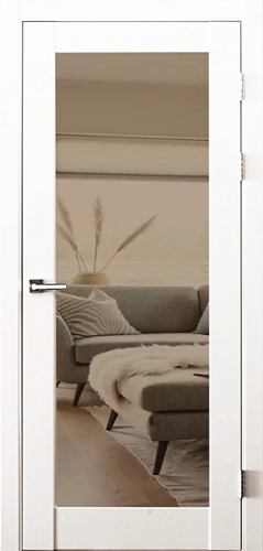 SHAKER MIRROR PG alb mat