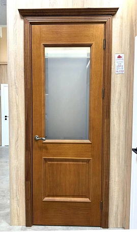 РАСПРОДАЖА ВИТРИНЫ!  ГРАНД орех ПО полотно 800х2300  (дверь в сборе в  комплекте с фурнитурой) открывание - правое. Подробности у менеджеров! Фото №1 | Интернет магазин двери Белоруссии