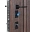 TERMO EXPERT 570 568  дуб дорадо темный / олово супермат (вставка из чёрного стекла) Фото №2 | Интернет магазин двери Белоруссии