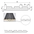 Профиль LB-3771/1  Group/MATT  SOFT TOUCH WHITE-734   ↕ 18 mm   ⟷ 121x2800 mm          ♔ СУПЕРЦЕНА!