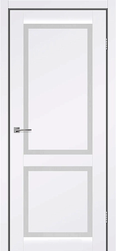 NOBILIS alb mat / sticlă satin