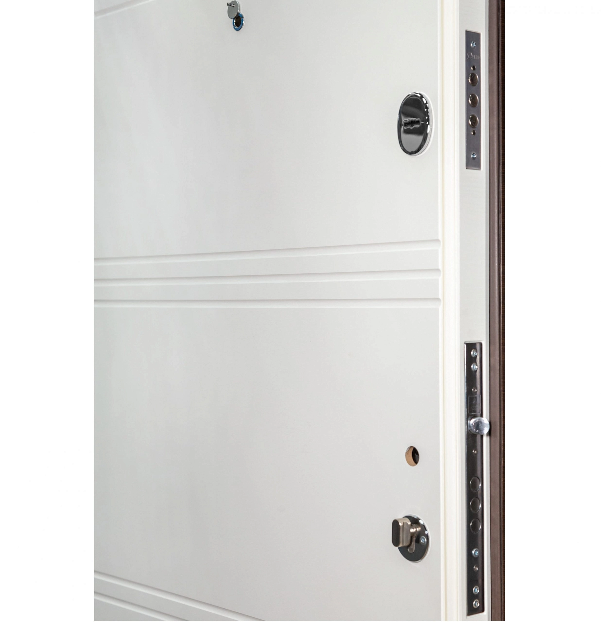 Ușă de exterior B-413 Model 163   wenge horizont întunecat/ stejar plombir horizont