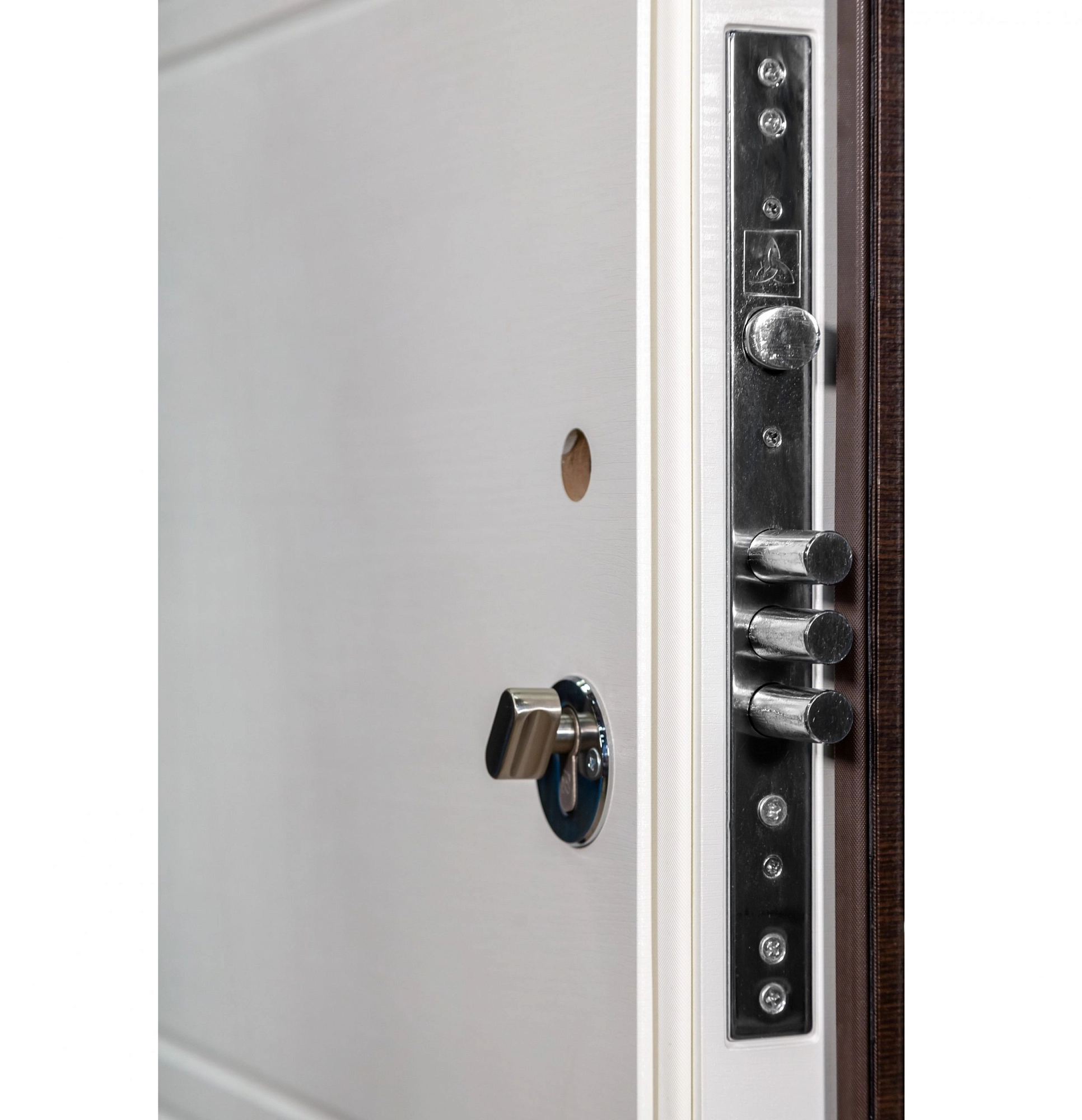 Ușă de exterior B-413 Model 163   wenge horizont întunecat/ stejar plombir horizont