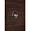 Ușă de exterior B-413 Model 163   wenge horizont întunecat/ stejar plombir horizont Фото №2 | Интернет магазин двери Белоруссии