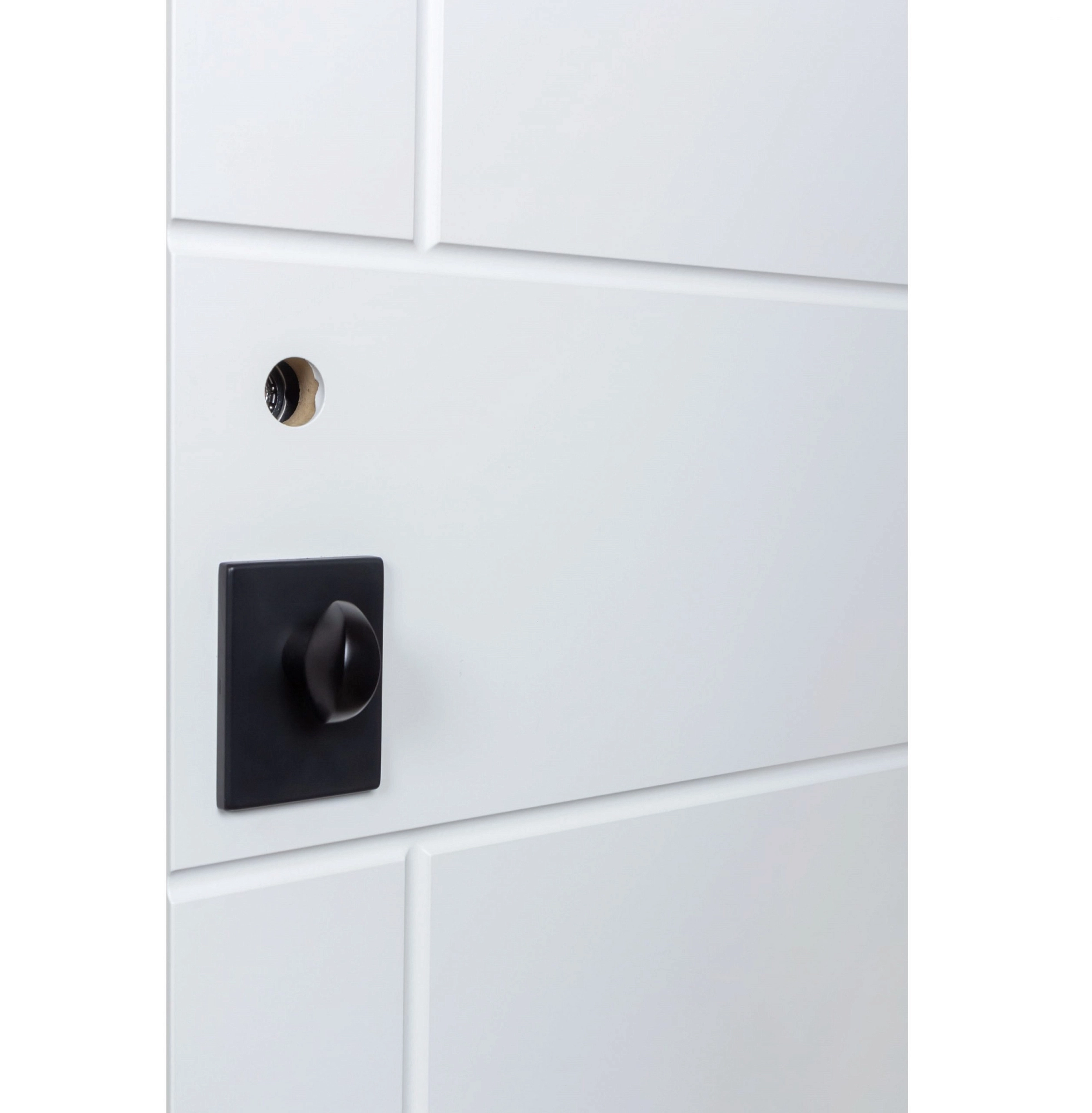 Ușă de exterior Ultra Kvadro 540-249 Piatră tăiată / Alb mat