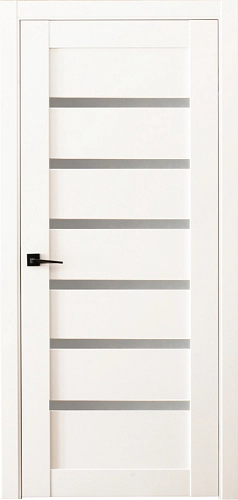 SERENA alb mat / sticlă satin alb