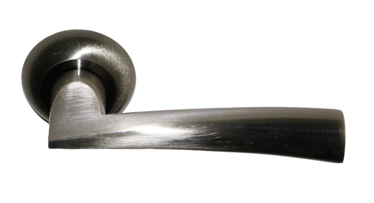 Ручка дверная Z-P-1092 SN/NP (никель матовый/никель блестящий)