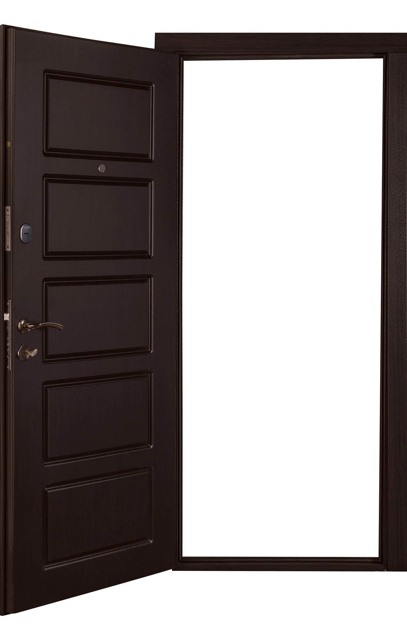 Входная дверь ЛЕСТНИЦА дуб тёмный / дуб тёмный (уточняйте наличие - 0 22 89 69 69)