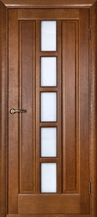 Межкомнатная дверь Квадро каштан ПО