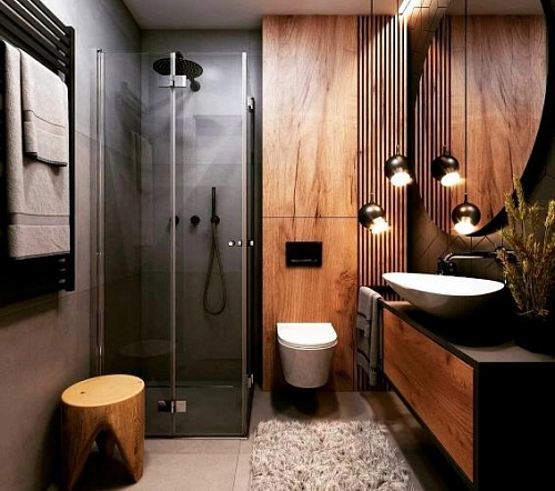 Угловая душевая кабина на заказ