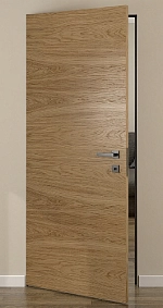 Ușă de interior OPTIMA înălțime 2300 mm (toc ascuns din aluminiu, culoare neagră)