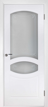 Межкомнатная дверь Версаль белая эмаль ПО Фото №1 | Интернет магазин двери Белоруссии