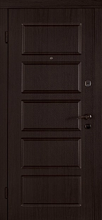 Ușă de exterior LESTNIȚA  wenge / structură albă (verificați disponibilitatea – 0 22 89 69 69)