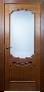 Межкомнатная дверь ПРЕСТИЖ тёмный орех ПО