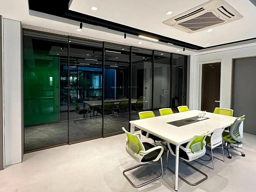 Perete cu 6 desparțituri glisante