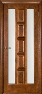 Межкомнатная дверь Квадро каштан ПОО